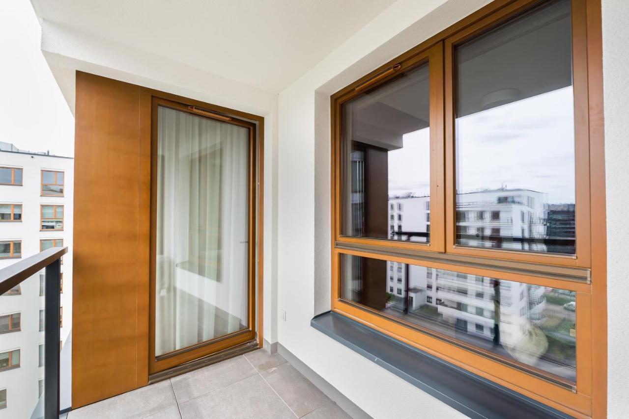 Postepu Comfort Apartment Varsovia Exterior foto