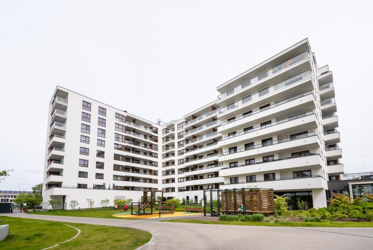 Postepu Comfort Apartment Varsovia Exterior foto